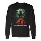 Lets Start A Cultintage Cosmic Horror Cthulhu Cult Langarmshirts