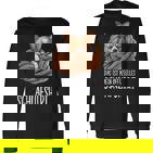 Süßer Chihuahua Hundebesitzer Offizielles Schlaf Hund Langarmshirts