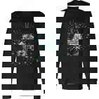 Techno Plattenspieler Und Discoball Outfits Retro Disco Ball Party Schwarz S Disco- Langarmshirts