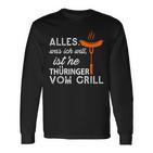 With Thuringerom Grill Grillfest Langarmshirts