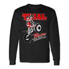 Trial Motorcycle Trial Drivers Moto Trial Langarmshirts