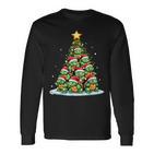 Turtle Christmas Tree Shelly Holiday Langarmshirts