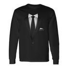 Tuxedo Mit Krawatte Für Lustige Hochzeiten Langarmshirts