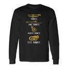 Types Of Trumpets Trumpet Surprise Instrument Langarmshirts