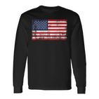 Usa Flag American Flag Us Football Fan Langarmshirts