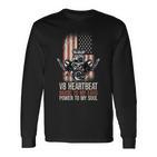 V8 Heartbeat American Muscle Cars Usa Engine8 Muscle Car Langarmshirts