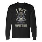 Viking Grandpa Nordic Mythology Norman Langarmshirts