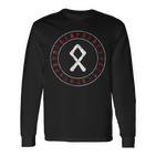 Viking Rune Othala Runic Circle Nordic Mythology Celtic Langarmshirts