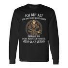 Viking Wolf Nordic Mythology Runes Norman Langarmshirts