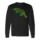 Vintage Platypus Langarmshirts