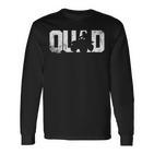 Vintage Quad Quad Driver Atv Boys Men Langarmshirts