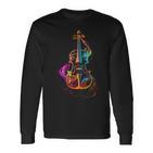 Violin Colourfuliolin Foriolinists Langarmshirts