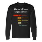 Warum Ich Beim Kegelnerloere Kegelnerlo Langarmshirts