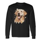 Watercolor Labrador Labbi Langarmshirts