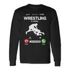 The Wrestling Calls Retro Wrestling Wrestling Langarmshirts