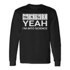 Yes I'm In Science Hentai Lover Langarmshirts