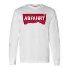 Abfahrt Lustiges Party Und Après-Ski Langarmshirts