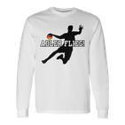 Adler Flieg Handball Fan Outfit Gray Langarmshirts