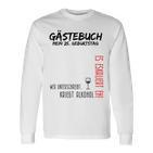 Alte Socke Alte Schachtel 25 Geburtstag Und Das Gästebuch Langarmshirts