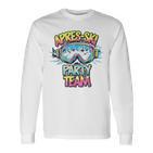 Apres Ski Party Team Lustges Hütten Party Urlaubs Outfit Langarmshirts