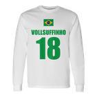 Brazil Party & Sauf Jersey For Malle Holiday Party Crew Yellow Langarmshirts