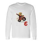 Children's 6Th Birthday Aus Dem Weg Ich Bin Schon 6 Years Motorcycle Langarmshirts