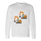 Children's Birthday I Am 2 Digger Old Boy 2 Years Langarmshirts