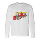 Children's Railway Children's Locomotive Trains Steam Train 80 Langarmshirts