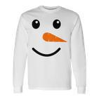 Children's Snowman Costume Children's Snowman Face Langarmshirts