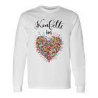 Confetti In The Heart Carnival Blue Langarmshirts