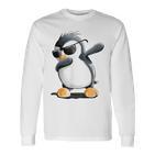 Dabbender Penguin I Dab Dance Animals I Langarmshirts