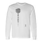 Dart Silhouette For Dart Player S Langarmshirts