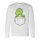 Dinosaur Dino Dinosaur Prehistoric T-Rex Langarmshirts