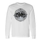 Discoballintage Retro House Disco Ball Cool Party Langarmshirts