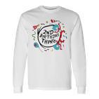 Dr Seuss 2Nd Birthday Thing Gray Langarmshirts