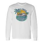 Family Cruise Caribbean 2025 Nautical Adventure Souvenir Langarmshirts