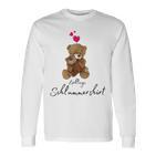 Favourite Teddy Bear Sleep With Heart Pyjamas Teddy Langarmshirts