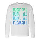 Football Player Children's Boys' Long-Sleeved Langarmshirts