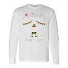 Christmas Elf For Gamers Elf 11 Gaming I Bims 1 Nerd Long-Sleeved Langarmshirts