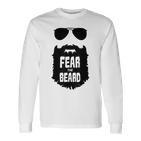 Fear The Beard Gray S Langarmshirts