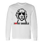 Goldendoodle I Love My Doodle Labradoodle Golden Doodle Dog Langarmshirts