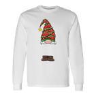 Grandpa Gnome Christmas Gnome Grandfather Long-Sleeved Langarmshirts