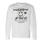 Happy Face Globe Langarmshirts