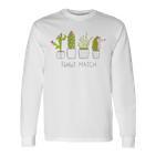 Hedgehog Hedgehog Perfect Match Cacti Langarmshirts