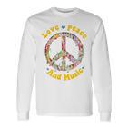 Hippie Acidhead Peace Hippi Hippy Peace Langarmshirts