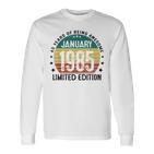 January 1985 40Th Birthday 1985 40 Years Decorative Langarmshirts