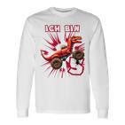 Kinder 5 Jahre Dino Monster Truck Dinosaurier Geburtstag Langarmshirts