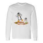 Kinder Endlich Großer Bruder Son Sibling Penguin Langarmshirts