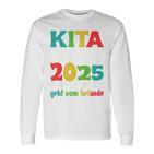 Kinder Kindertagesstätte Abschied Kinder Kita Abgänger 2025 Langarmshirts