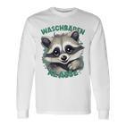 Kinder Waschbärenklasse In Der Grundschule Klassentier Waschbär Langarmshirts